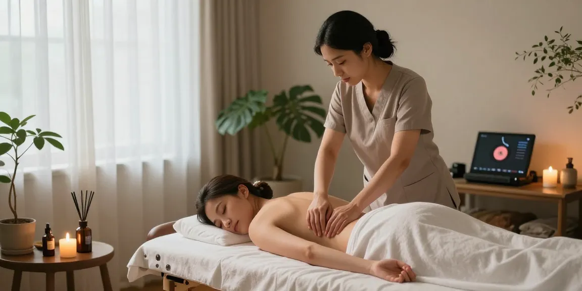 Experience relaxation with 길동출장마사지 in a serene wellness spa environment.