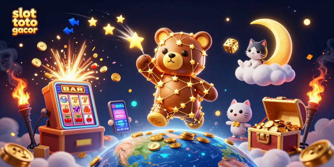 Engage with slot toto gacor while winning big in a vibrant casino-themed digital scene.