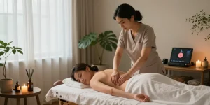 Experience relaxation with 길동출장마사지 in a serene wellness spa environment.