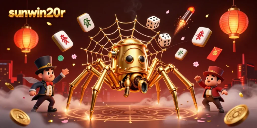 Experience thrilling action at sunwin20r with a steampunk twist in a dynamic 3D casino scene.